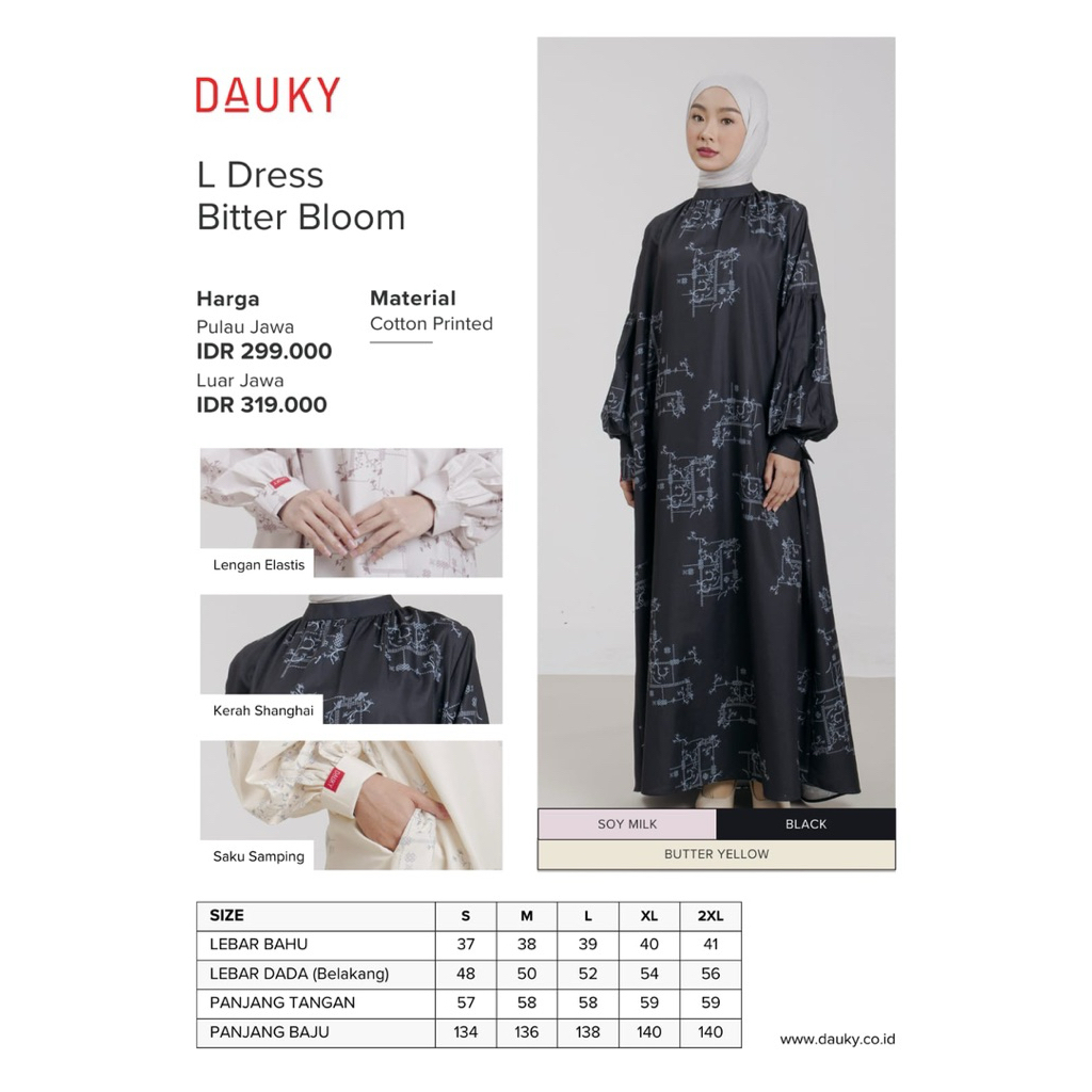 Bitter bloom series dauky - L dress Tunik shirt Bitter bloom dauky