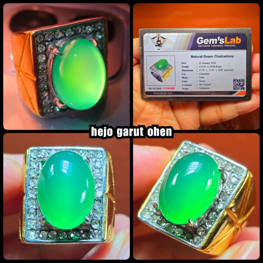 natural permata ijo garut ohen super kristal HQ