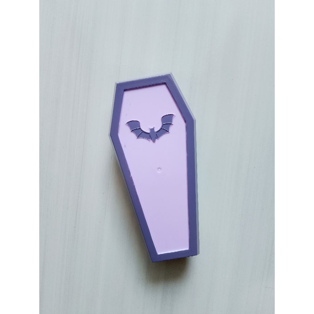 Lunch Snack Box Chest Bat Halloween Ungu Rareee Japan
