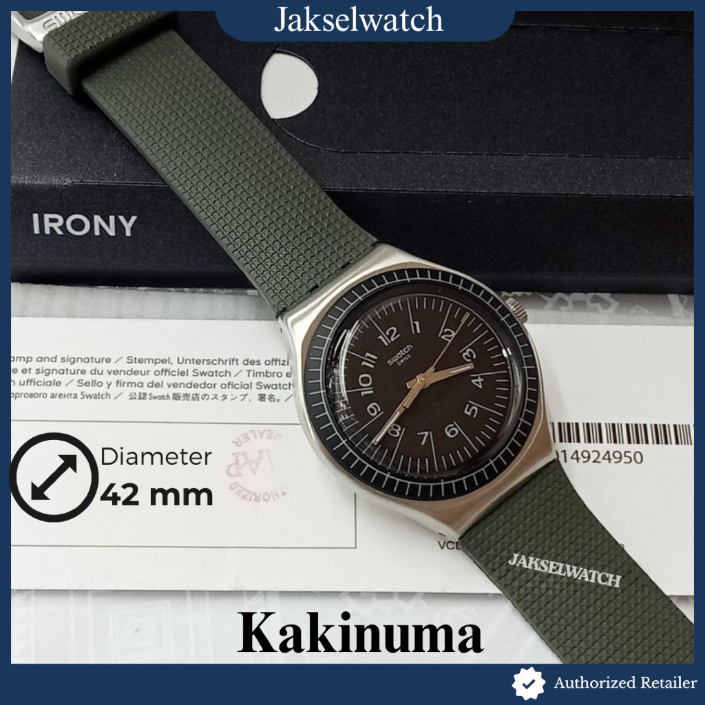 Jam Tangan Pria dan Wanita Swatch Irony Kakinuma YGS133 Original Garansi Resmi