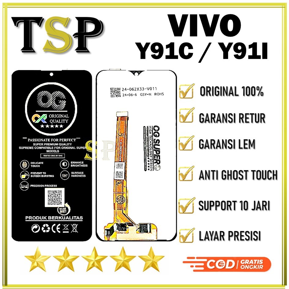 LCD TOUCHSCREEN VIVO Y91C / Y91I FULLSET ORIGINAL 100%