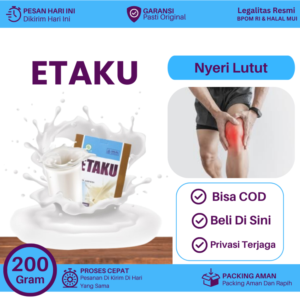 Susu Untuk Sakit Lutut, Sakit Saat di Luruskan, Radang Sendi Lutut, Lutut Sakit Saat Ditekuk, Pengap
