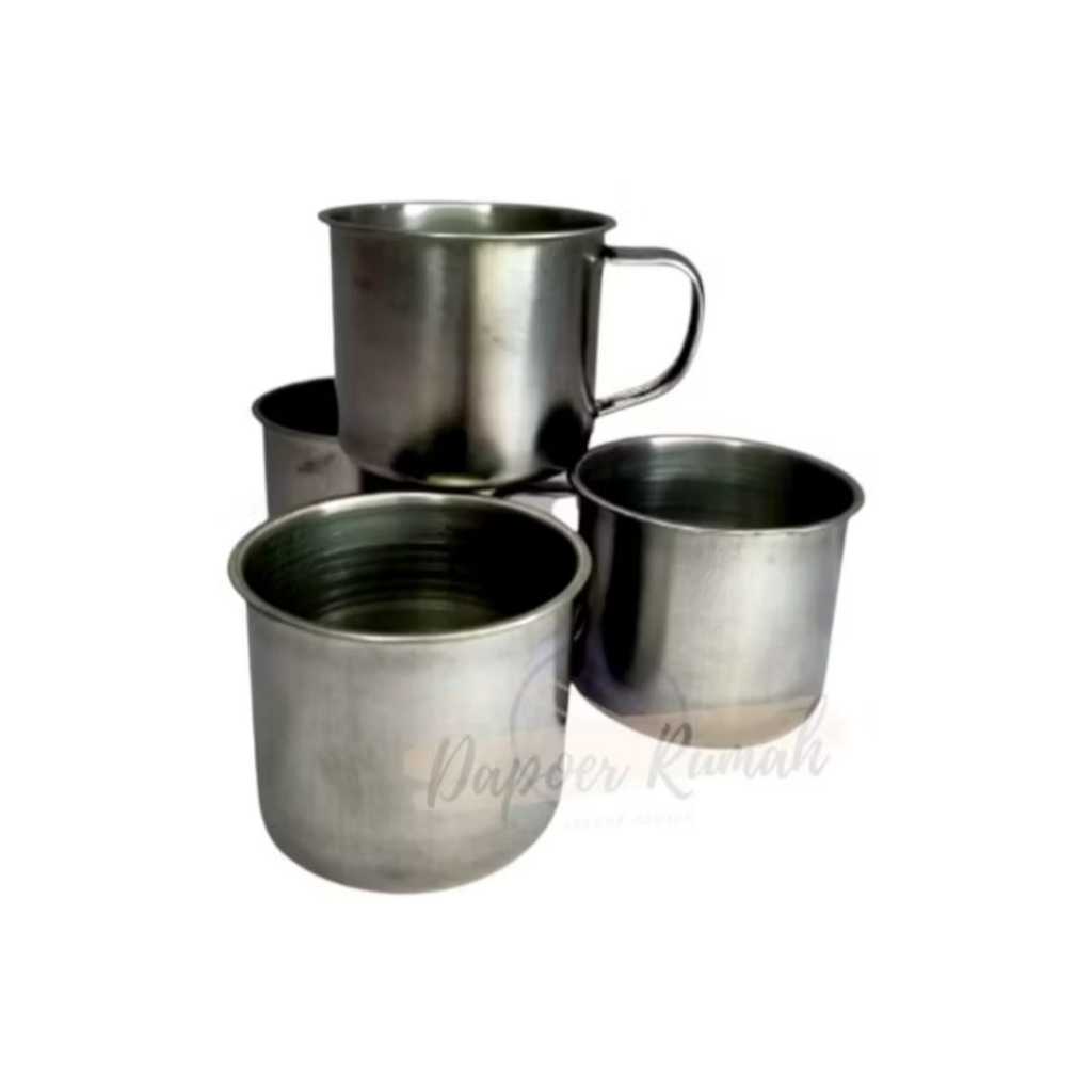Gelas Mug Stainless Mini/Cangkir Kopi Stainless Kecil