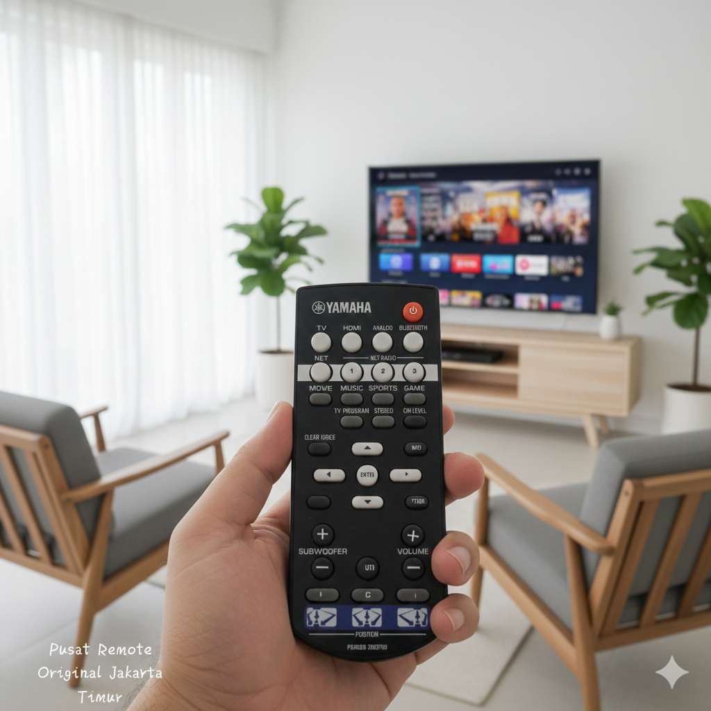 REMOTE REMOT AUDIO SOUNDBAR YSR YAMAHA FSR86 ZP80780 ORIGINAL ASLI