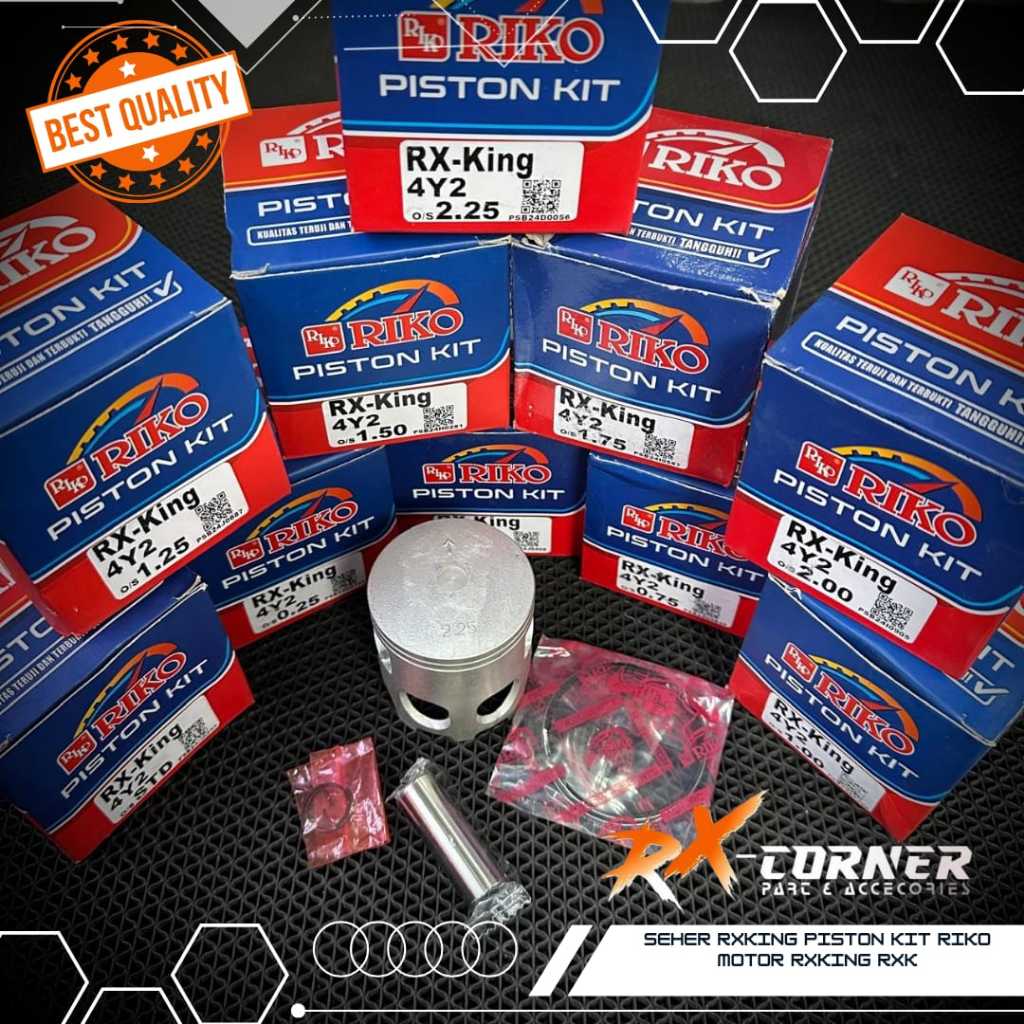 SEHER RXKING PISTON KIT RIKO MOTOR RX KING RXK OS STD 25 50 75 100 125 150 175 200