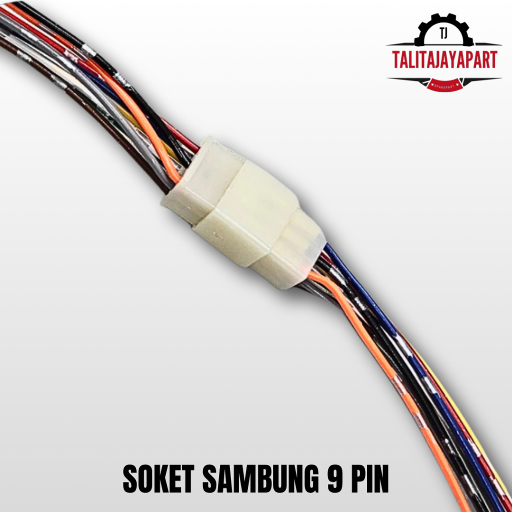 Soket Sambungan Kabel 9 Pin - Soket Konektor Kabel 9 Pin