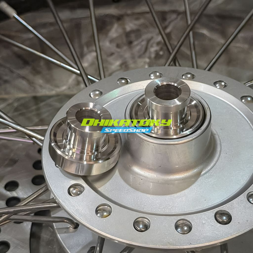 Boshing Roda Depan Stainless Wave Kharisma, Supra X 125 | Original HENG Thailand
