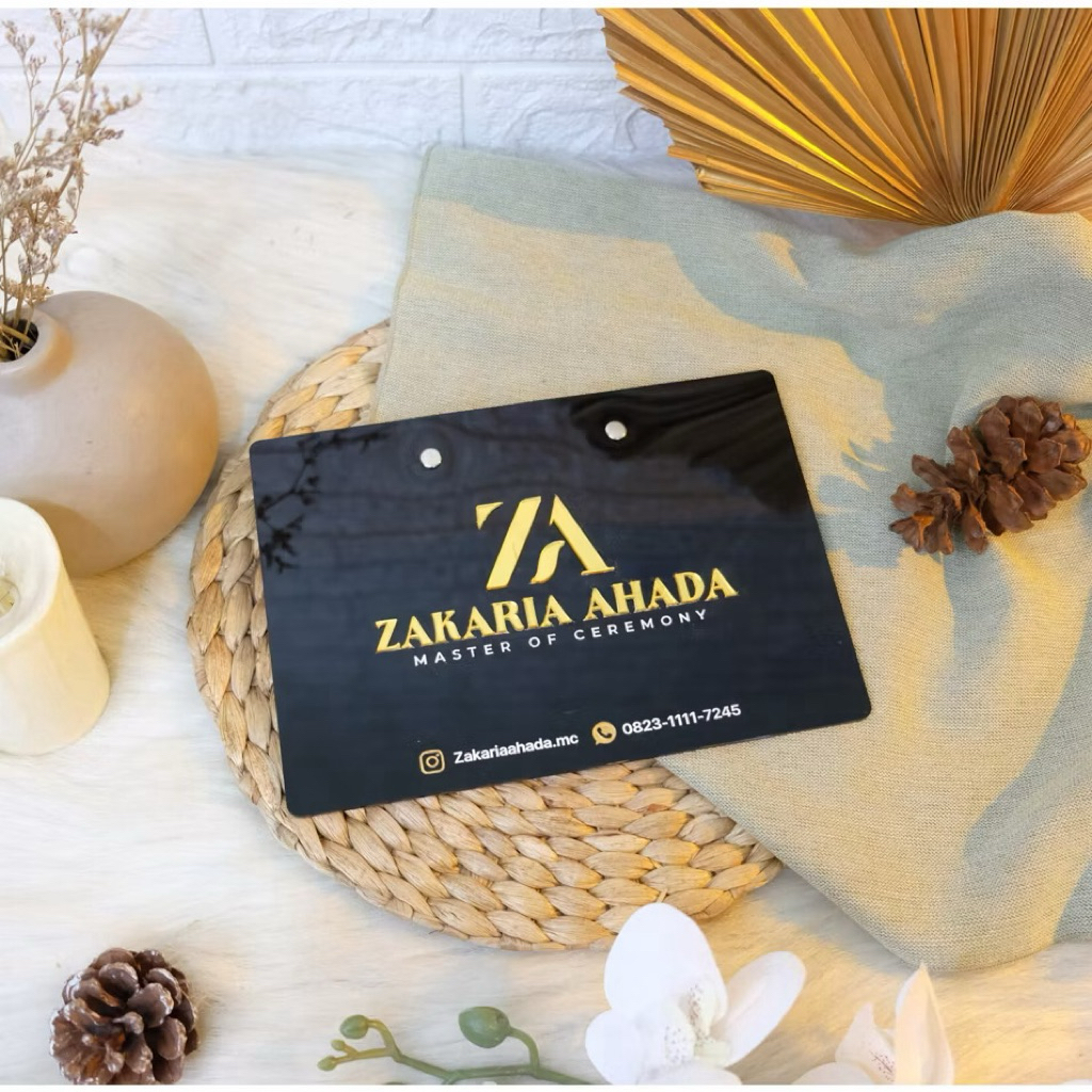 Cue Card | Name Tag Custom | Free Design