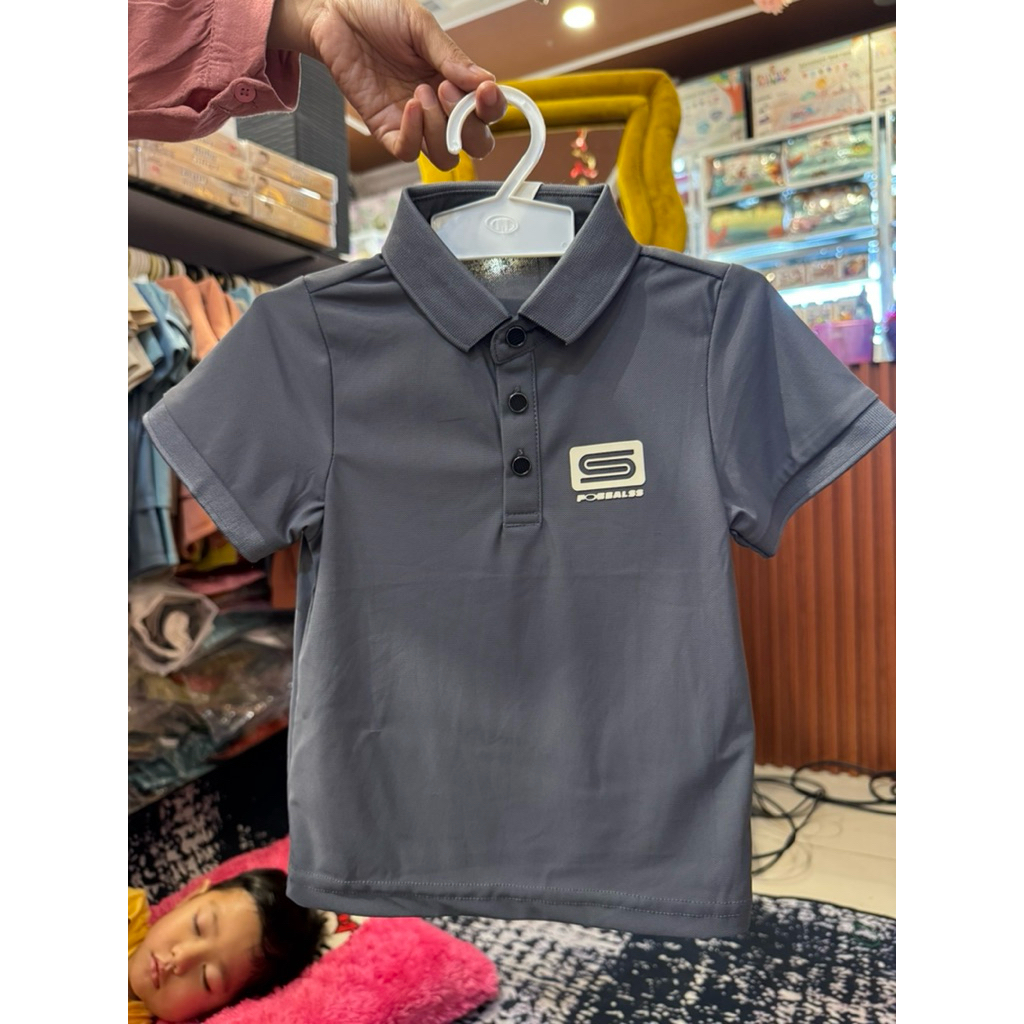 KAOS KERAH PREMIUM anak laki-laki (Usia 4-8 Tahun)