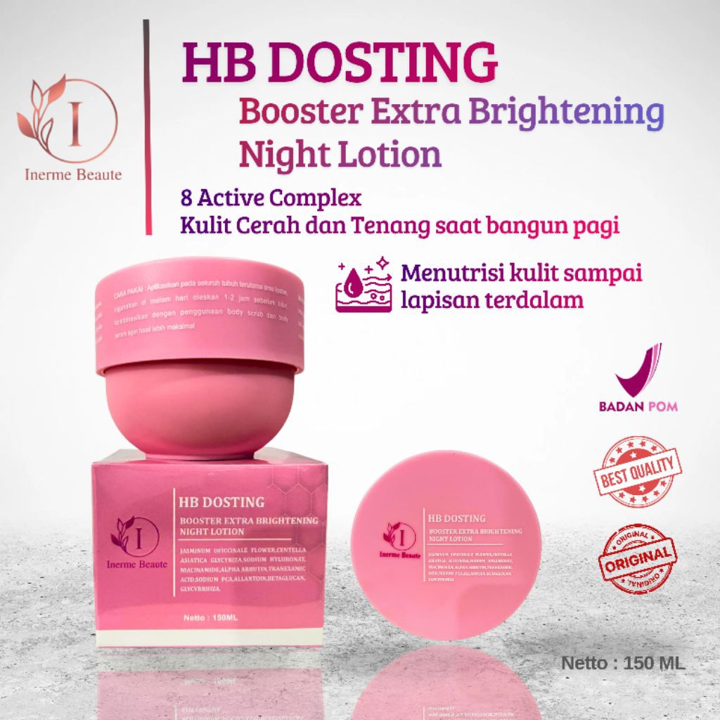 HB Dosting Booster Extra Brightening Night Lotion Inerme Beaute