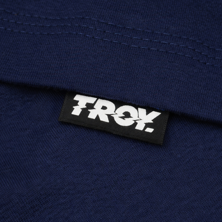 Troy Company Tshirt Regular Fit Core Blue - Kaos Lengan Pendek Kaos Polos MTD 3550