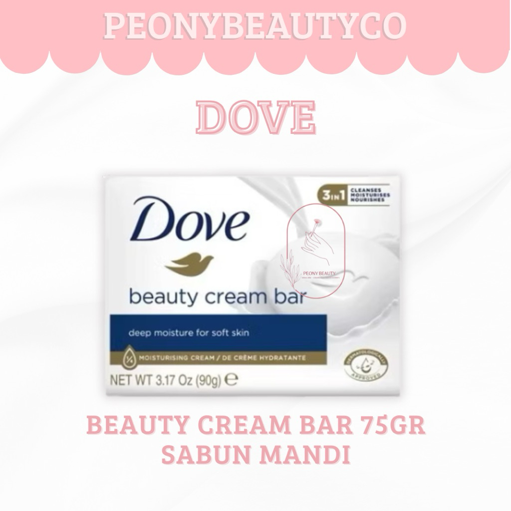 DOVE BEAUTY CREAM BAR 75gr / SABUN MANDI
