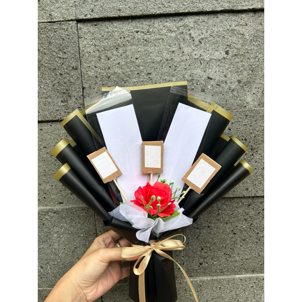 BUKET KOSONGAN ISI UANG 2 SLOT DAN JAJANAN 3 SLOT / BUKET KOSONG ISI UANG / BUKET PRAKTIS TINGGAL IS