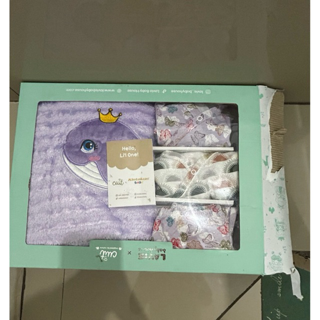 Gift kado cuit x kintakun baby newborn/kado lahiran