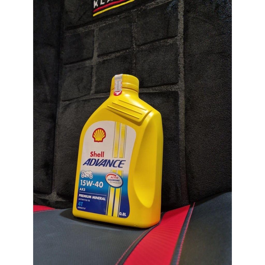 Shell Advance 4T AX5 15W-40 800ml – Oli Motor 4 Tak