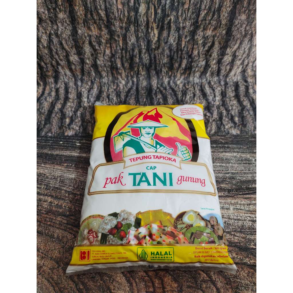 Tepung Tapioka Pak Tani Gunung 500gr Tepung Kanji Tani / Tepung Tapioka Pak Tani