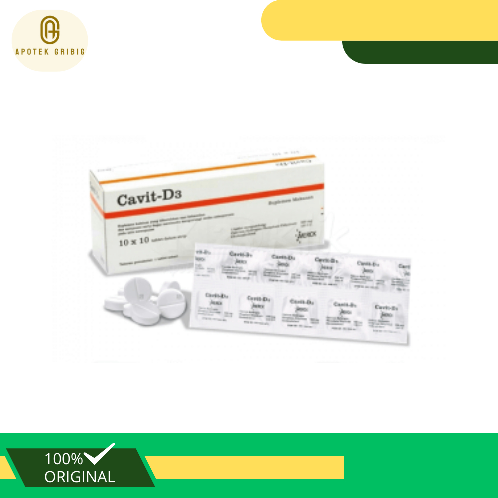 CAVIT D3 Suplemen Kalsium dan Vitamin D3 STRIP