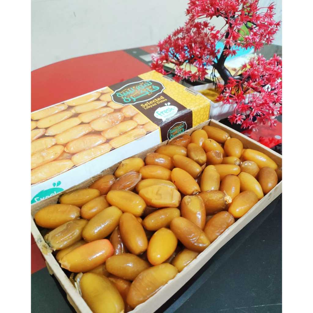 Kurma Ruthob Libya 2 Kg Khusus Instan Tangerang Selatan Kardus Random (KURMA BASAH, SEGAR, Non/Tangk