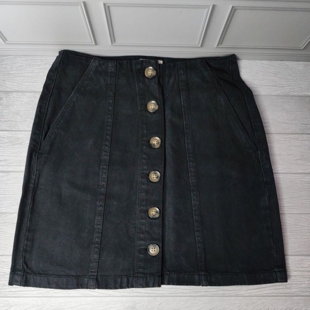 rok jeans cotton on rok cotton on hitam rok CO denim rok CO hitam skirt denim skirt