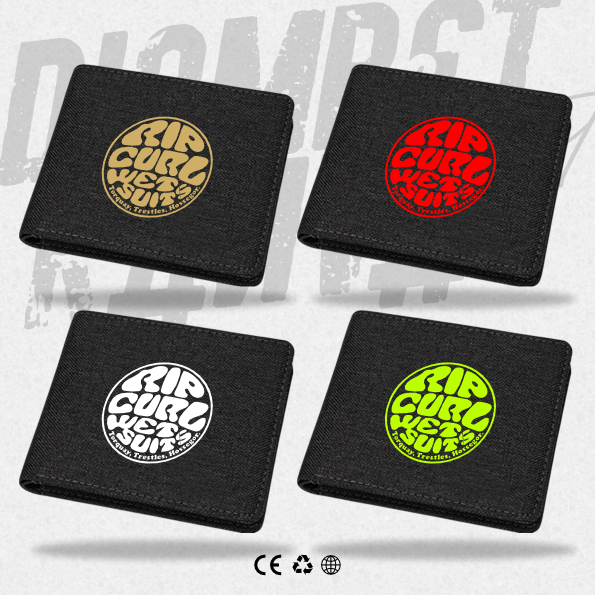 Dompet Kanvas Fashion RIPCURL / Dompet Distro Pria Wanita Casual Kekinian Multicard / E-Wallet Canva