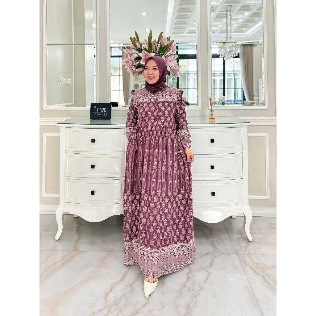 HAURA GAMIS || Gamis Rayon Uniqlo by Edness Kayla