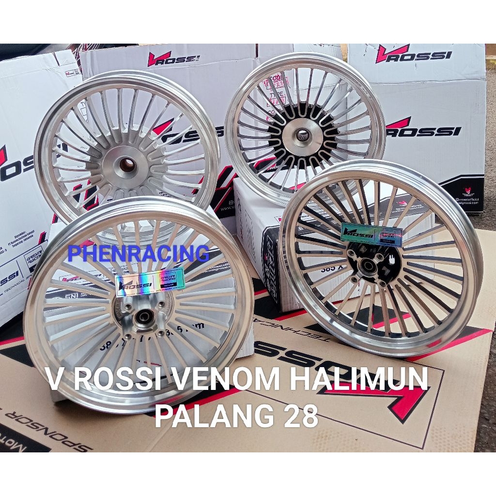 VELG/PELAK RACING V ROSSI TERBARU VENOM HALIMUN PALANG 28 MODEL RCL VARIO 125 VARIO 150 BEAT KARBU S