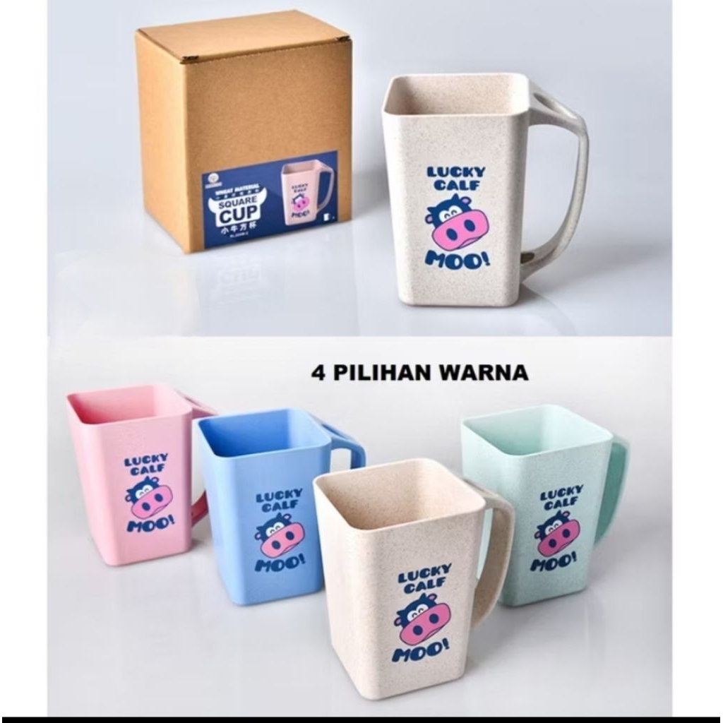 Gelas sapi cow lucu cangkir sapi moo mug sapi lucu gelas lucu motif sapi