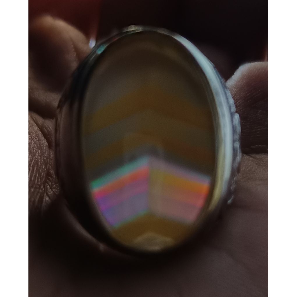 Cincin Akik Junder Pelangi Super Quality