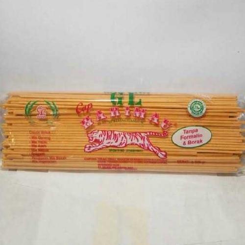 Mie Lidi GL Cap Harimau Kuning 500 Gram, Mie Kering Gandum Medan