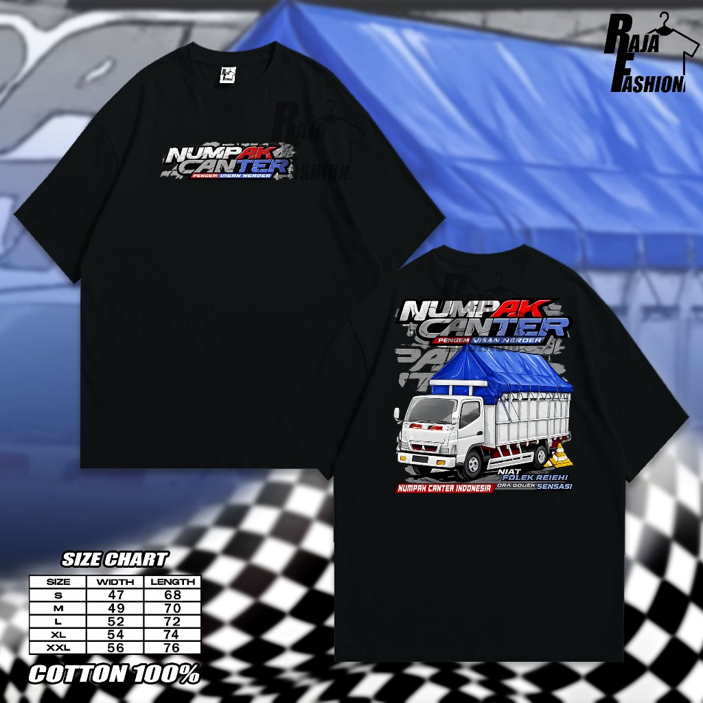 KAOS - KAOS TRUK NUMPAK CANTER TRUK CANTER MANIA BAJU TRUK ANAK BAJU DISTRO