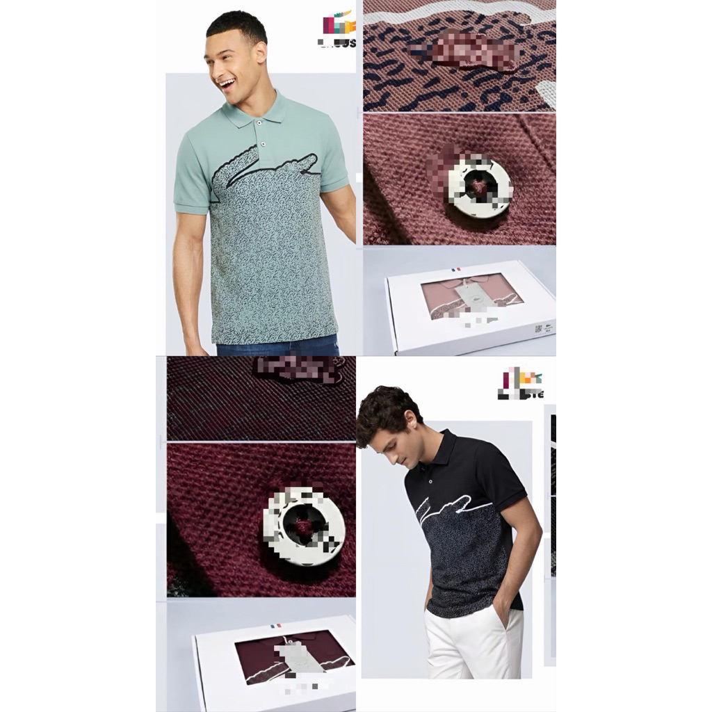 Kaos Tshirt Pria Wanita Premium Logo Buaya Freebox