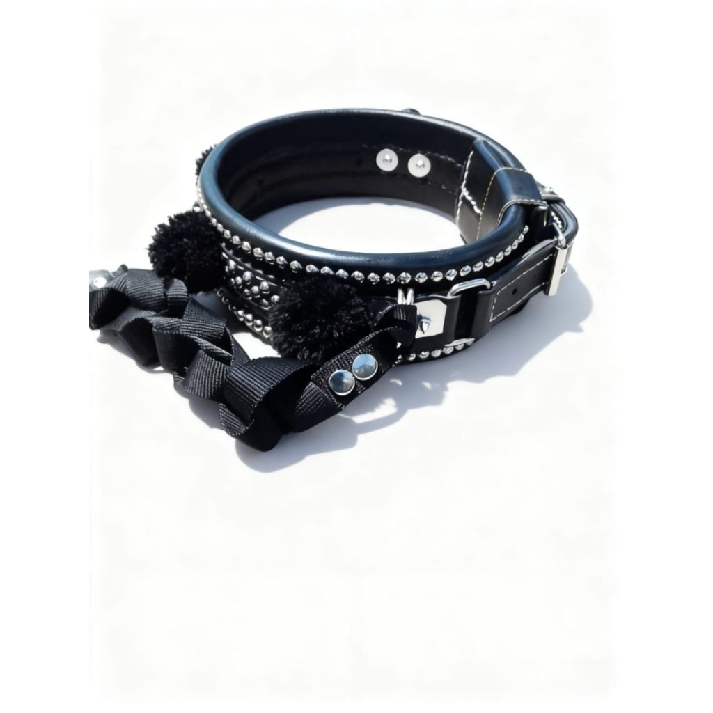 gongseng domba garut full hitam bandul+tali