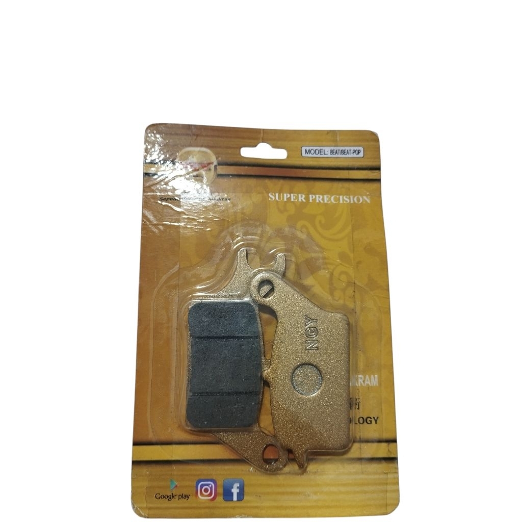 Kampas Rem Depan / Dispad / Kampas Cakram Depan Beat Lama Beat Pop NGY GOLD SERIES