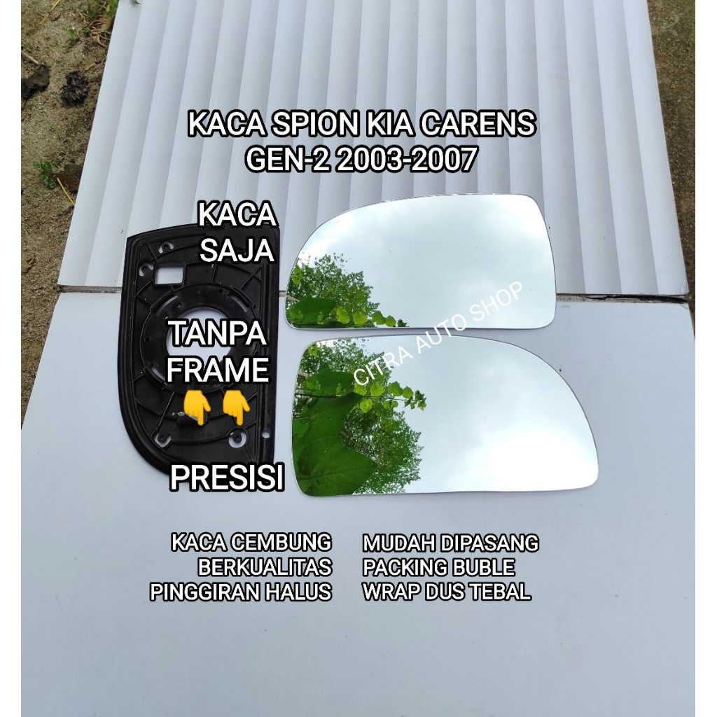 Kaca Spion Kia Carens 2 2003-2007 Sepasang Kanan Kiri