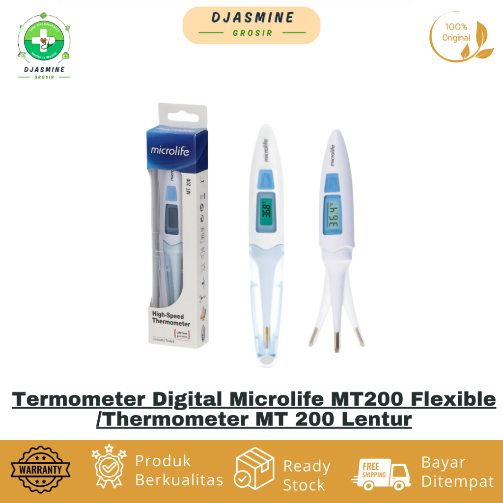 Termometer Digital Microlife MT200 Flexible /Thermometer MT200 Thermo MT 200 Lentur