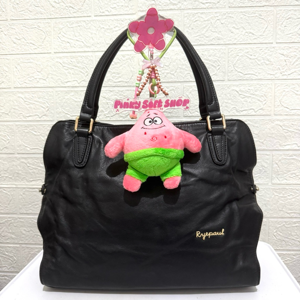 pinky soft shop. tas tote bag kulit asli. tas shoulder bag kulit asli. tas tote ryepaul. tas prelop.