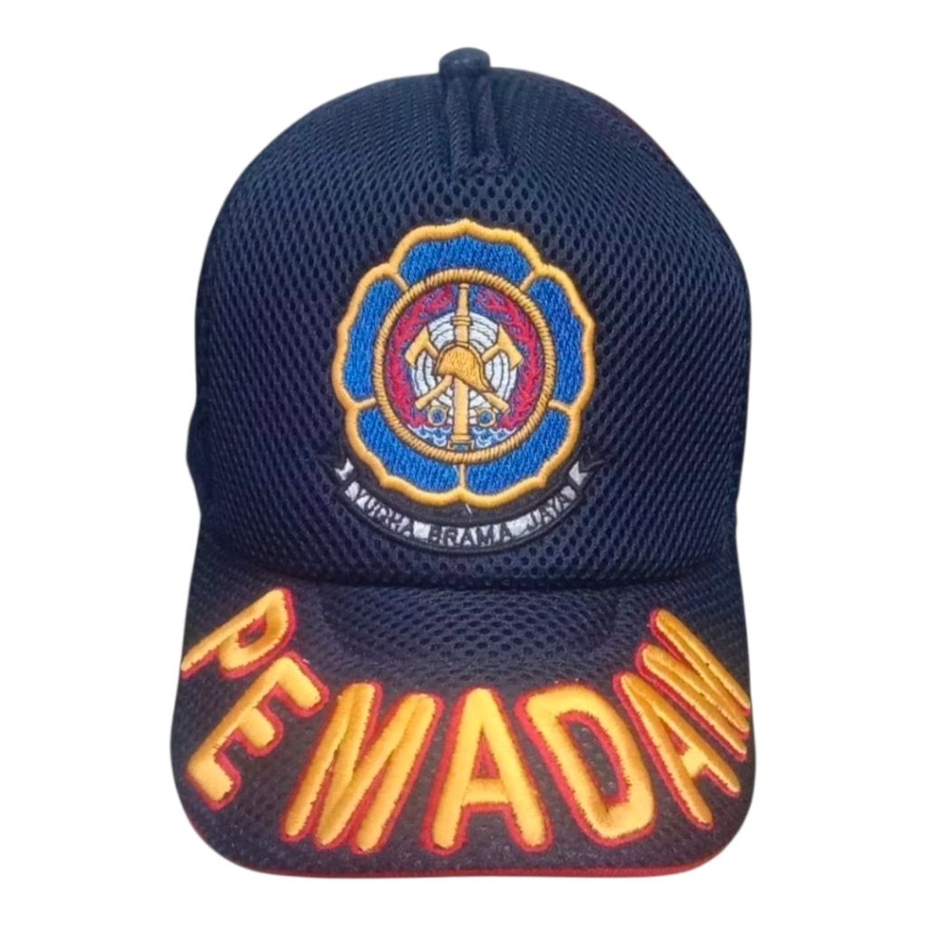 topi pemadam/damkar bordir timbul