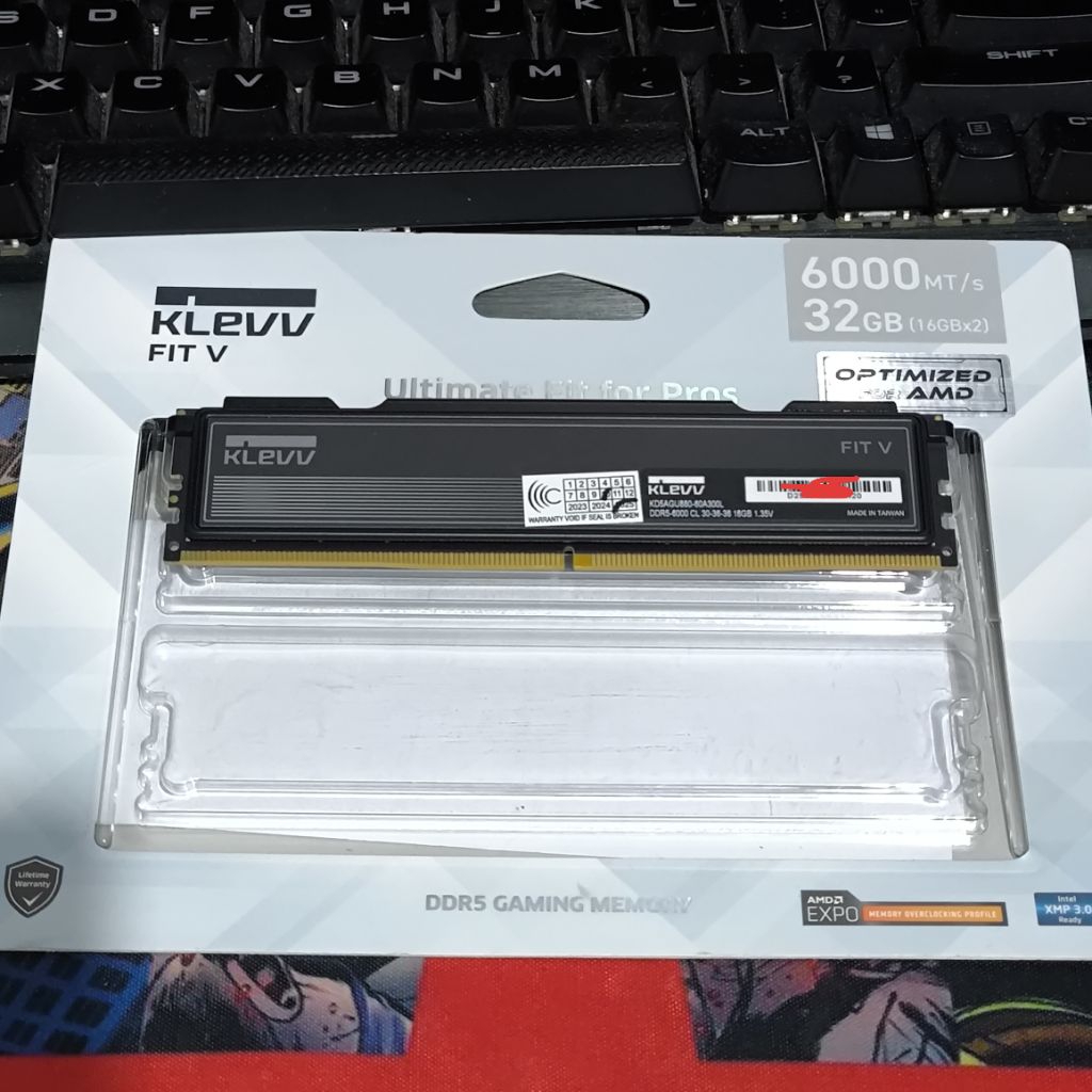 Klevv Ram DDR5 16GB 6000 CL 30 Klevv Fit/Bolt V memory Ram For PC random