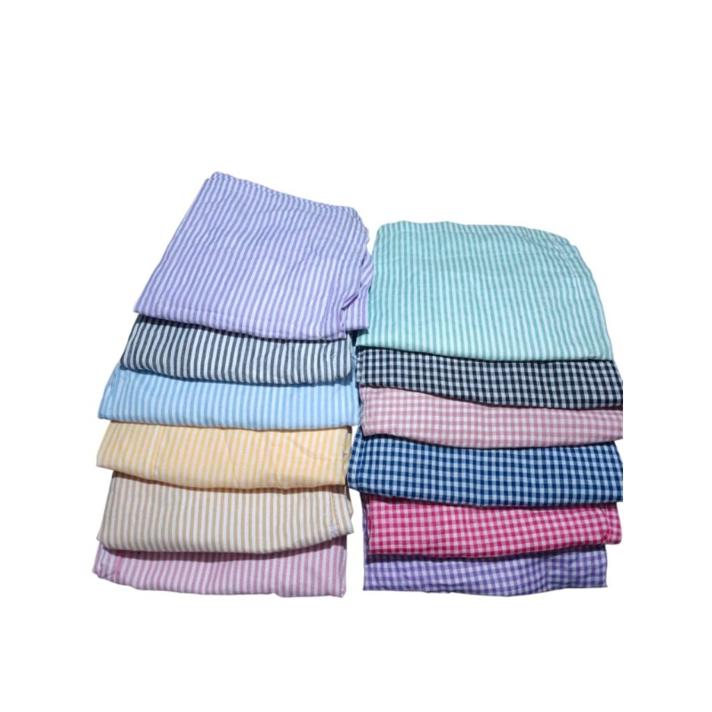 CELANA PENDEK PRIA WANITA KOLOR BOXER MOTIF GARIS GARIS SALUR