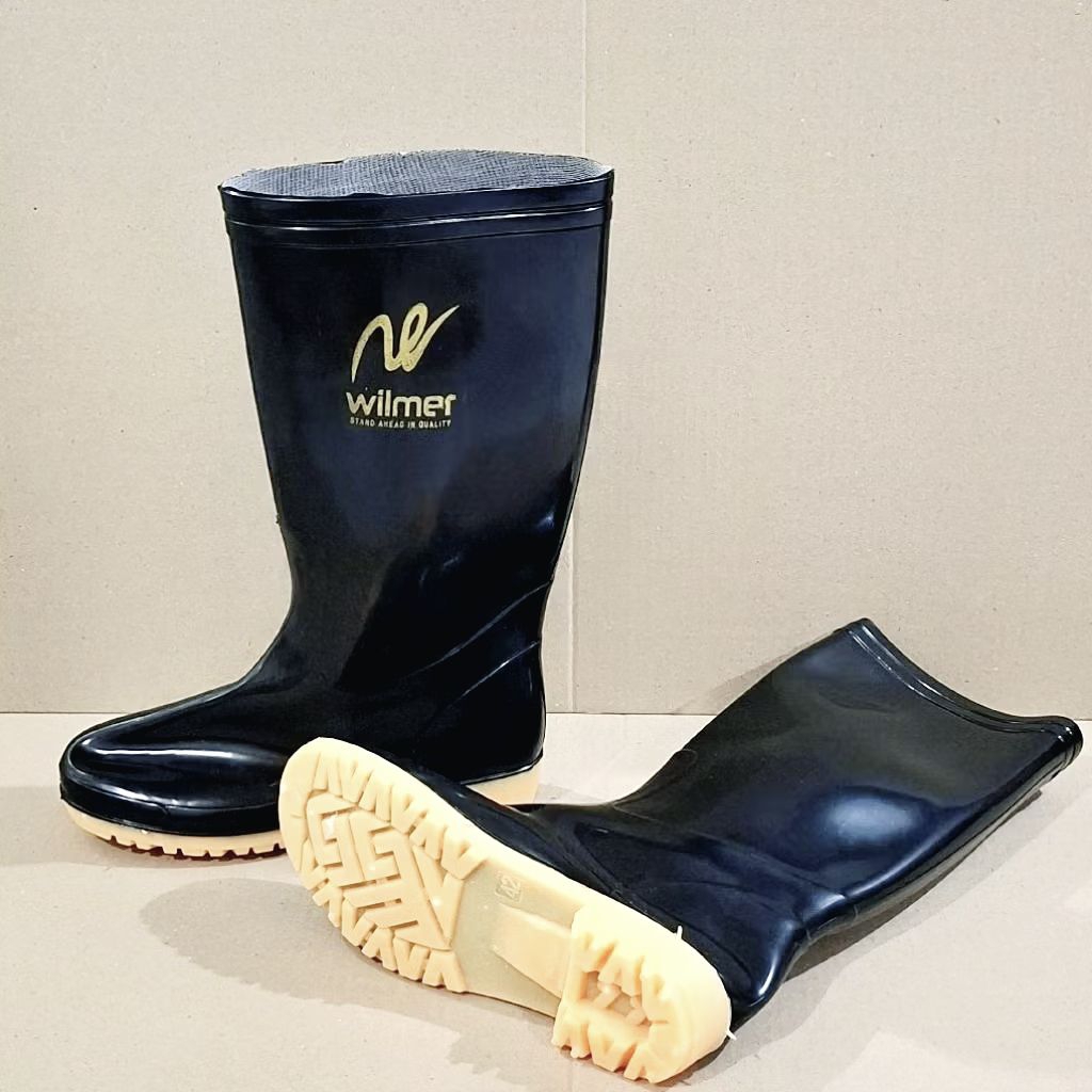 Sepatu Boot Karet Panjang Wilmer size 38-44 Sepatu Boot Pria dan Wanita Sepatu Boot Proyek