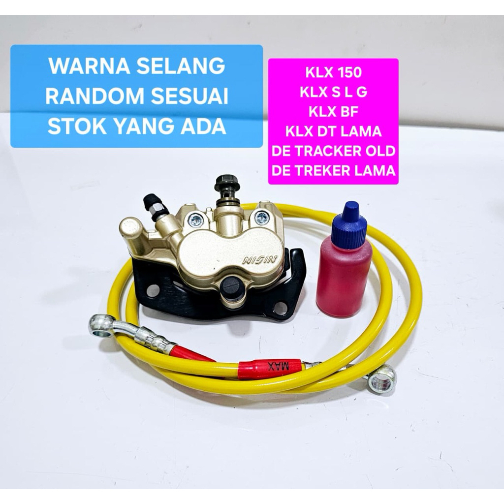 KALIPER CAKRAM DEPAN PALA BABI KLX 150 KLX S L G KLX BF KLX DT LAMA DE TRACKER TREKER LAMA SET KAMPA