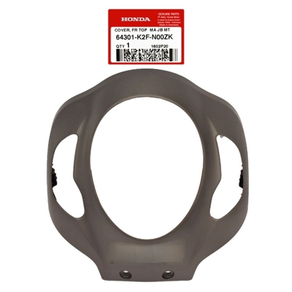 64301K2FN00ZK cover top cover lampu scoopy esp brown dof original ahm
