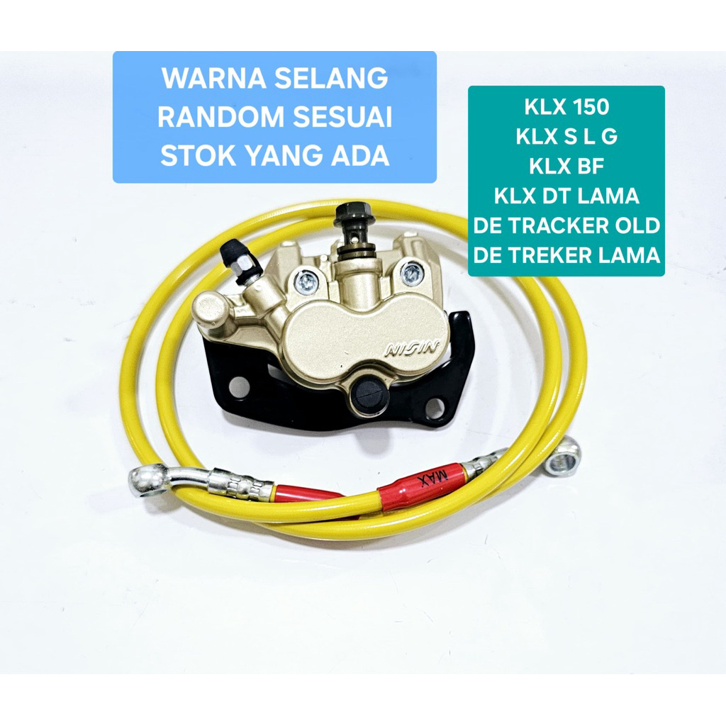 KALIPER CAKRAM DEPAN PALA BABI KLX 150 KLX S L G KLX BF KLX DT LAMA DE TRACKER TREKER LAMA SET KAMPA