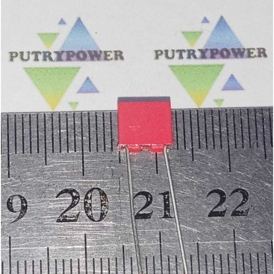 10PCS  473 100v 5mm 473j100 MKM MERAH 47nf  47n 100V capasitor kapasitor capacitor 473j  mkp mkt mkm