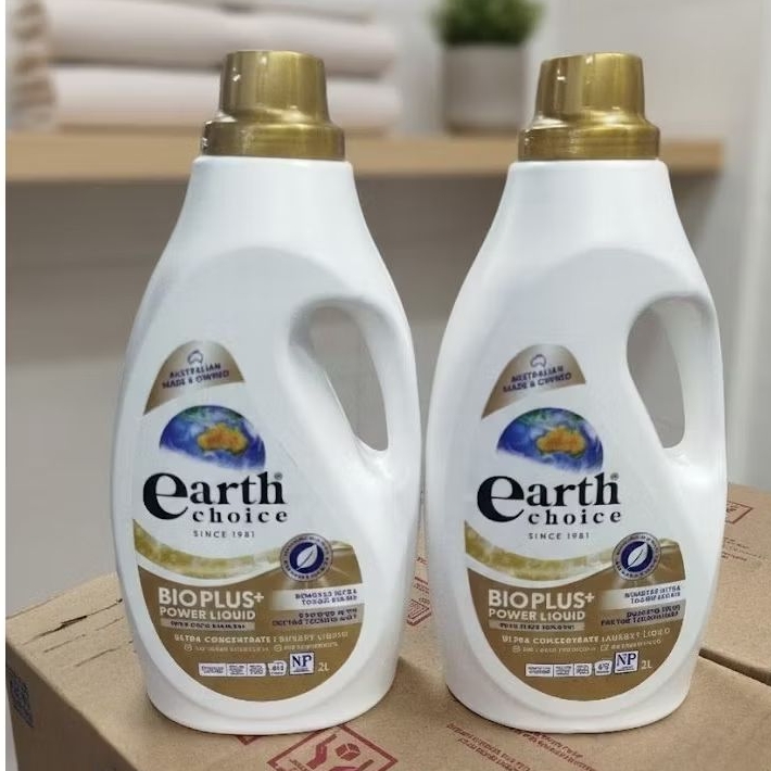 Detergent Earth Choice Laundy Liquid Bio Plus Power Stain Remover Deterjen Cair Detergen