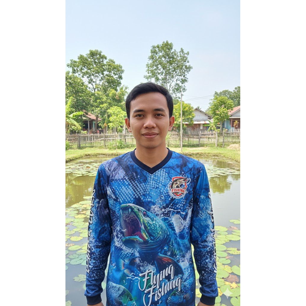 Kaos Jersey Mancing Ikan Fishing Model Oblong Fullprinting Lengan Panjang Terbaru Ukuran M L