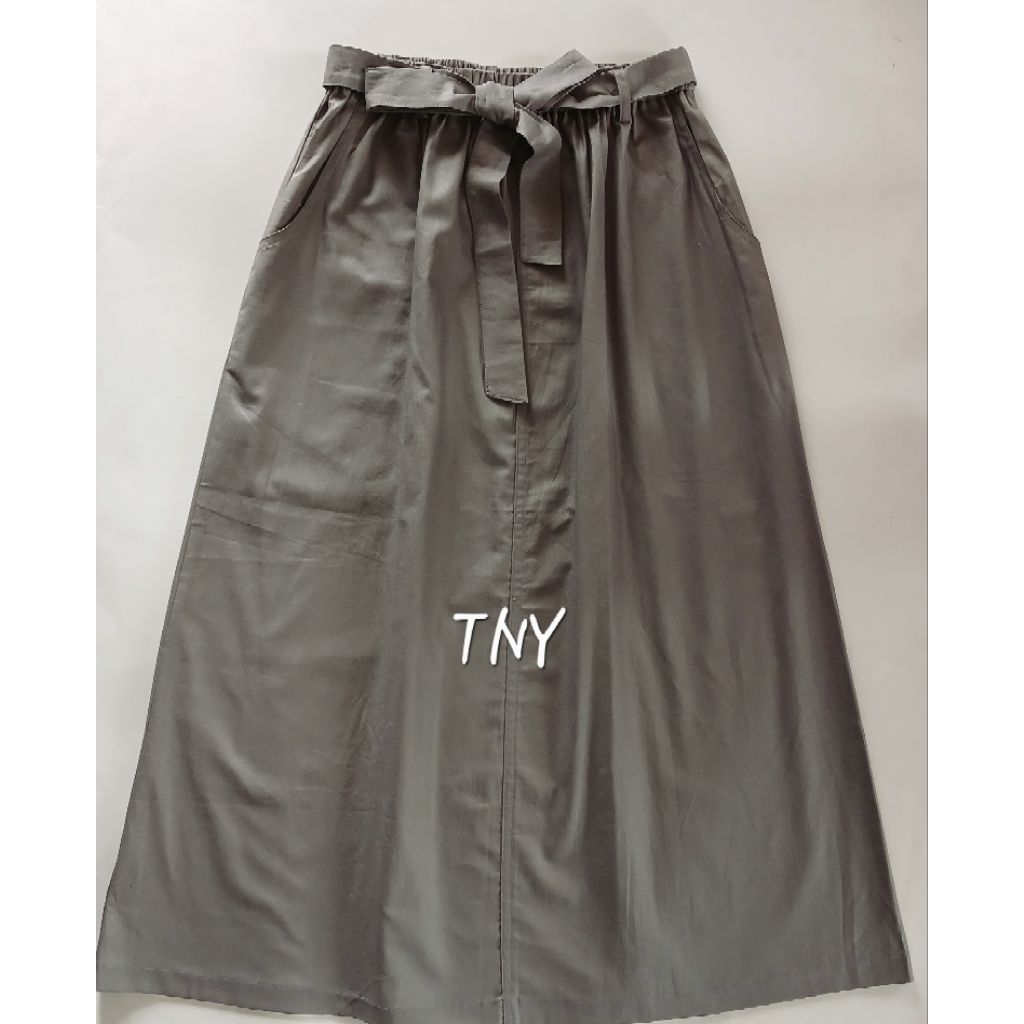 Rok Katun tebal polos - variasi Pita