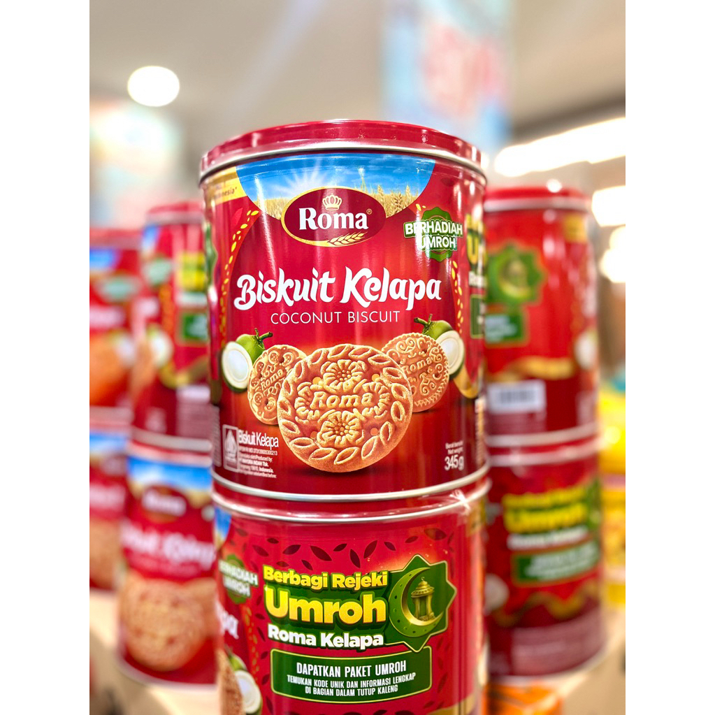 ROMA KELAPA KALENG 345gr (1karton)/ROMA KALENG LEBARAN/ROMA KELAPA