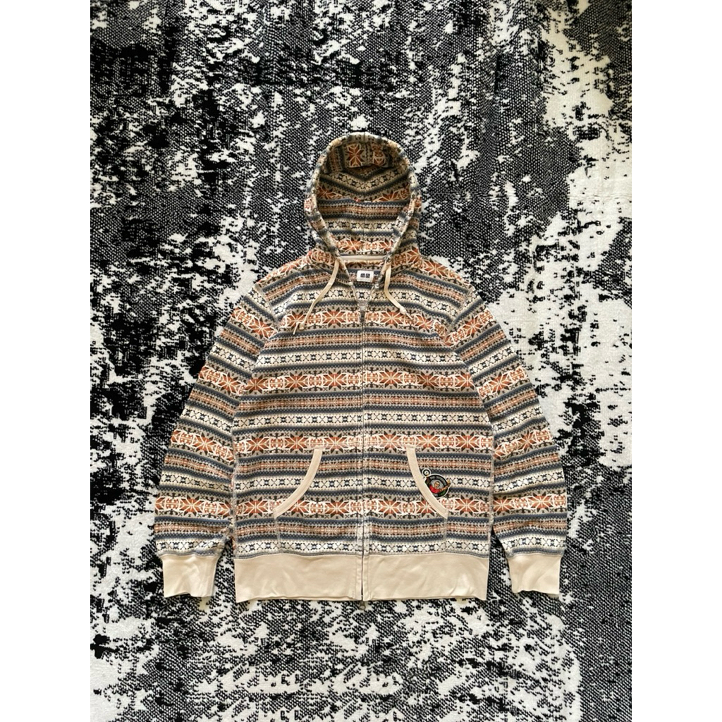 Uniqlo Navajo Series Zipper Hoodie Original Size L