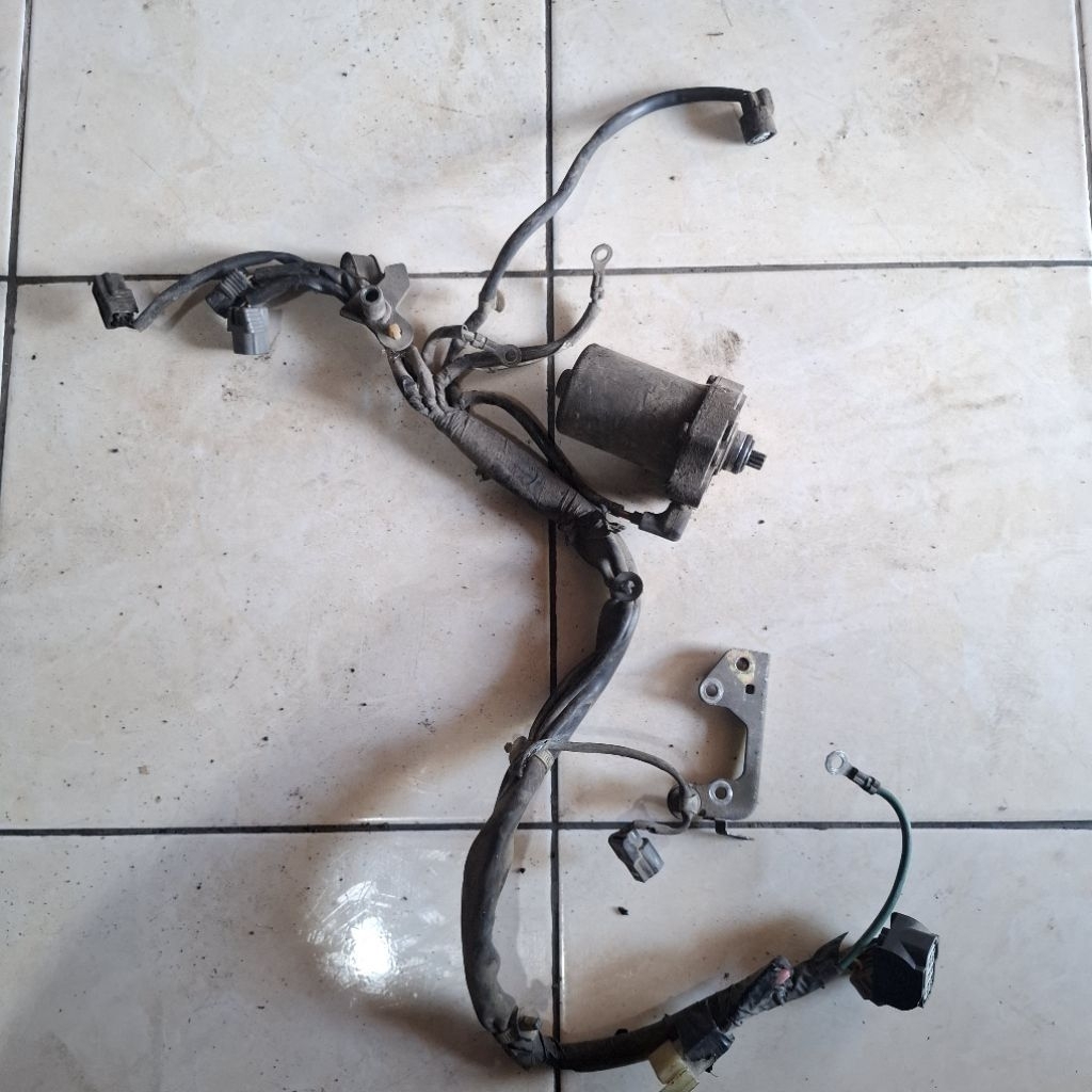 kabel sensor trotol body+dinamo stater set beat fi, Scoopy fi, spacy fi original copotan